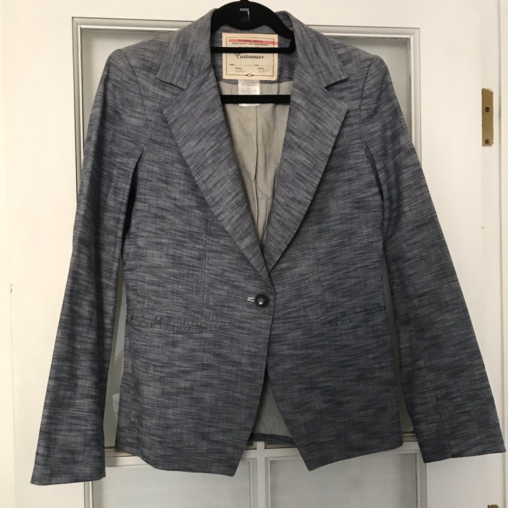 Cartonnier blazer Heathered blue